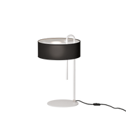 ACB Clip Sobremesa grande Blanco/Negro E27 Interruptor S8178081BN