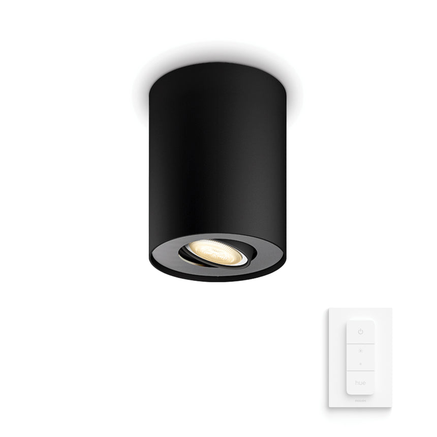 Philips Hue Foco Pillar negro White Ambiance 5W 871951433844900 350lm - vista alternativa