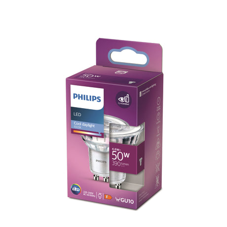 Bombilla LED Dicroica Philips Classic 50W GU10 6500K 390lm 775698