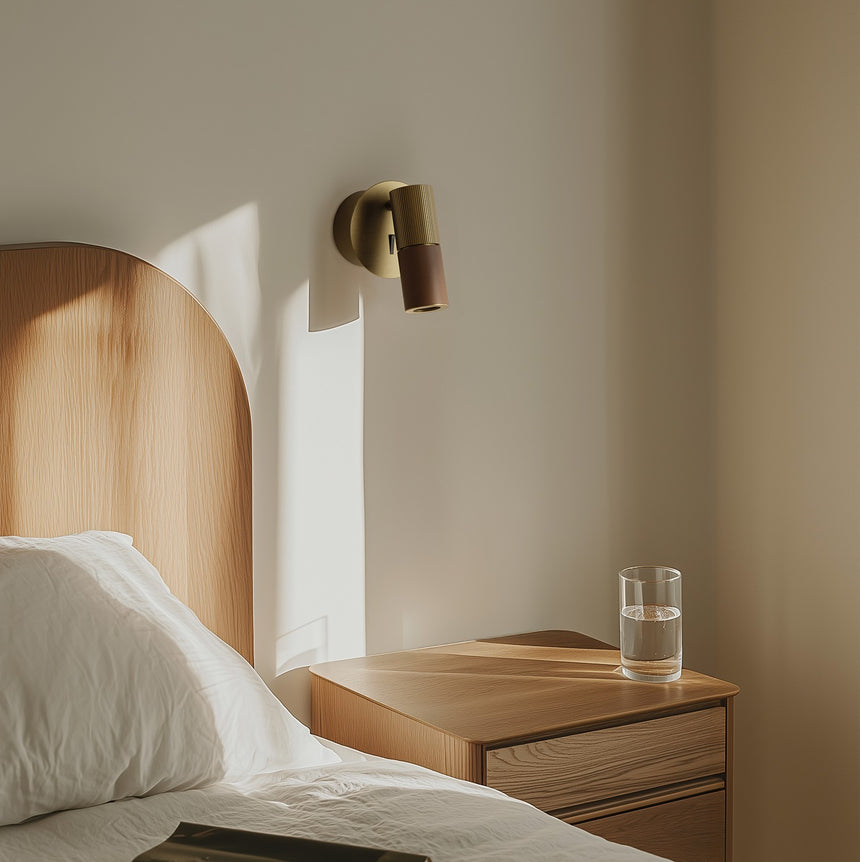Aplique de pared Aromas Tura LED 5W cuero A1313