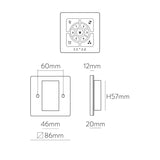 ACB Control de pared con pilas Ventilador de techo