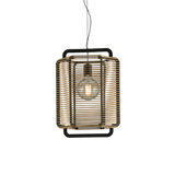 ACB Corda Lámpara de techo colgante 3901/35 Negro Texturado/Arena, LED E27 15W, C39013NAR