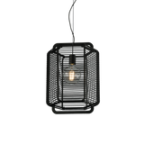 ACB Corda Lámpara de techo colgante 3901/35 Negro Texturado/Negro, LED E27 15W, C39013NN