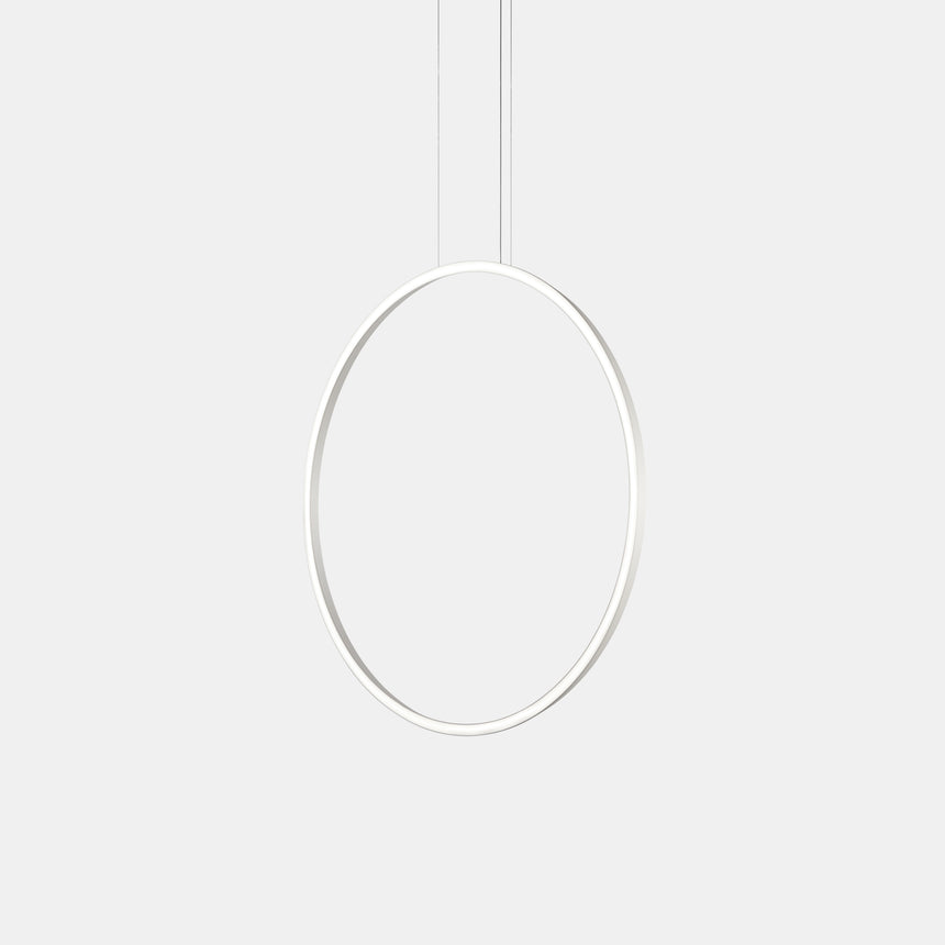 LedsC4 Lámpara de techo colgante Circular Vertical Side Ø600 Surface LED 38 Blanco Cálido - 3000K On-O CP4A-00W9AZOU14