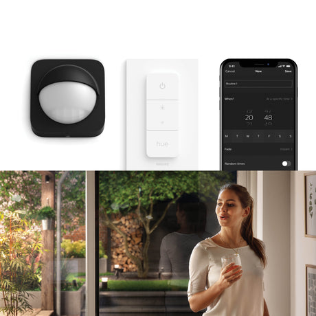 Philips Hue White Aplique de pared Fuzo blanco White 15W IP44 1160lm 38278700 - imagen 5