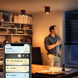 Philips Hue Foco Pillar negro White Ambiance 5W 871951433844900 350lm - imagen 3