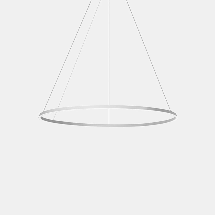 LedsC4 Lámpara de techo colgante Circular Downward Ø1200 Surface LED 66.9 Blanco Cálido - 2400K 0-10V  CS4B-00A9AZRU14