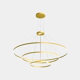 LedsC4 Lámpara de techo colgante Circular Downward 3 Rings (Ø3000 Ø2000 Ø1200) LED 331.1 Blanco Cáli CS4G-00V9AZOUEF