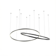 Lámpara de techo colgante LedsC4 Circular Downward 2 Rings Horitzontal grande CS4P-00V9AZDU05
