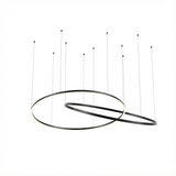 Lámpara de techo colgante LedsC4 Circular Downward 2 Rings Horitzontal grande CS4P-00V9AZDU05