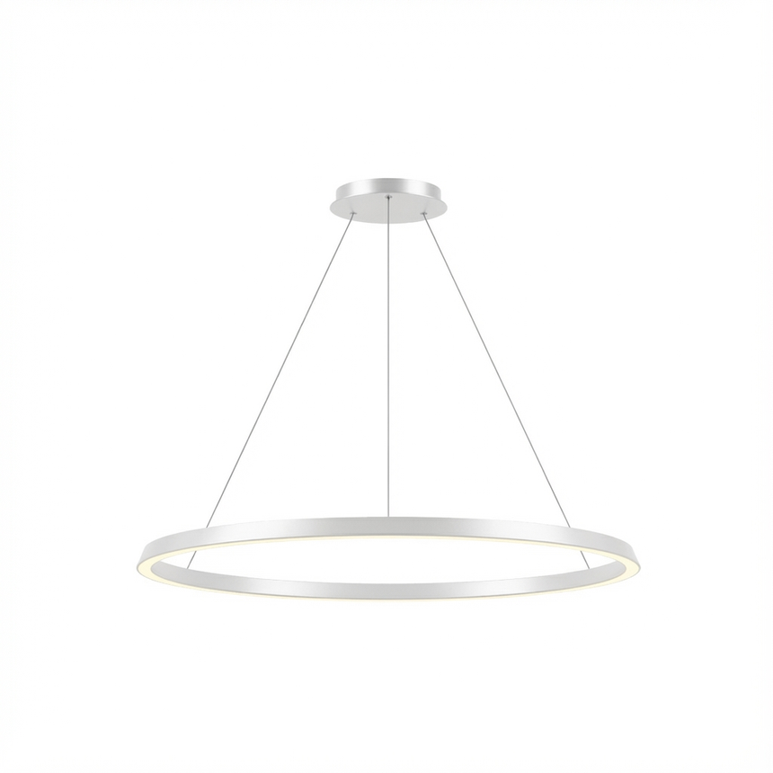 Lámpara de techo colgante LedsC4 Circular Downward Recessed grande LED Ø120cm CS5B-00V9AZDU14