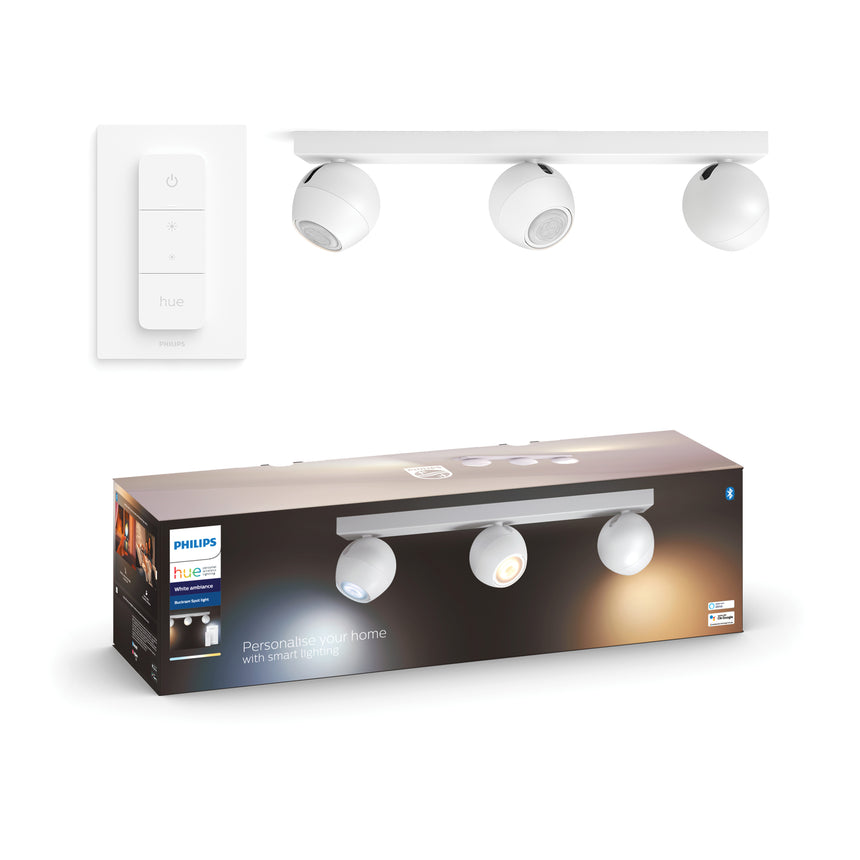 Philips Hue Foco Buckram blanco White Ambiance 5W 871951433910100 350lm