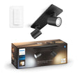 Philips Hue Foco Runner negro White Ambiance 4,2W 400lm (2 uds) 8720169320352