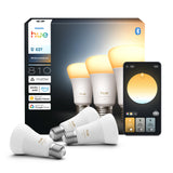 Philips Hue Bombilla White Ambiance E27 6W 810lm (3 uds) 8720169364721