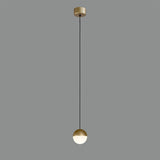 ACB Custo Lámpara de techo colgante 3818/1 Oro Tecnico/Opal, LED 5W 370lm, CRI90 , LED integrado, Kelvin 2700K-3000K Slide Switch C3818171O