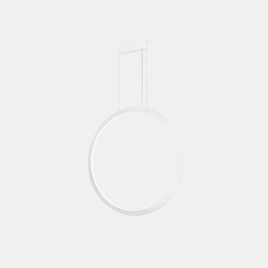 LedsC4 Lámpara de techo colgante Circular Vertical Inward Ø900 Surface LED 52 Blanco Cálido - 3000K On CV4K-00W9AZOU14