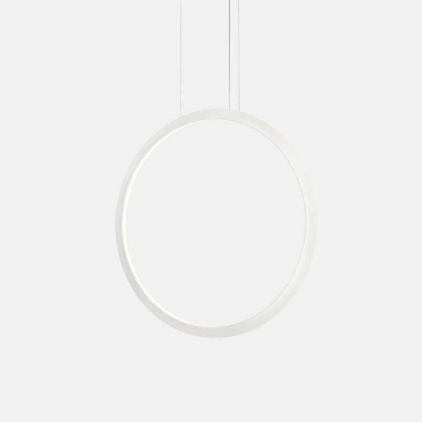 LedsC4 Lámpara de techo colgante Circular Vertical Inward Ø1200 Recessed LED 70 Blanco Cálido - 3000K  CV5B-00W9AZOU14