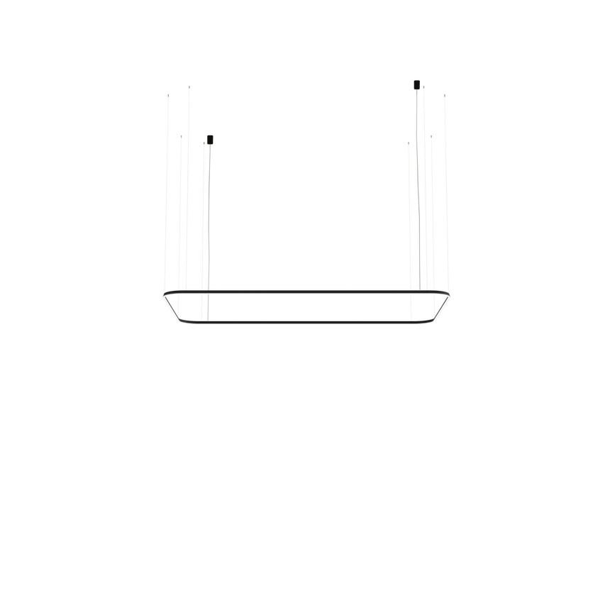 Lámpara de techo colgante LedsC4 Geometric Rectangle Recessed 1600x1000mm RS5Y-00V9AZDU05