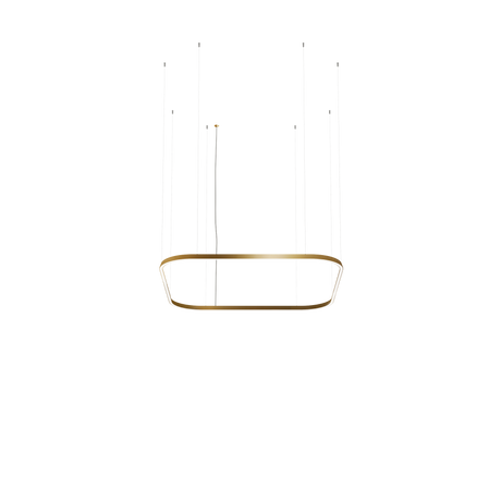 Lámpara de techo colgante LedsC4 Geometric Square Mini 1600x1600mm grande LED QS6X-00X9AZRUEF