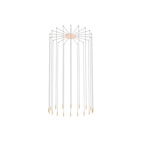 Lámpara de techo colgante LedsC4 Candle XS LED 18 luces 00-8533-14-27