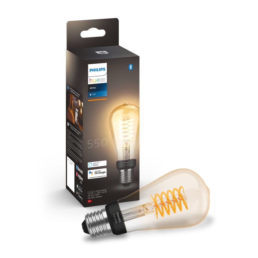 Philips Hue White Bombilla filament White E27 7W 550lm 68886800