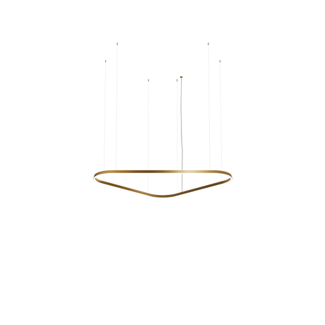Lámpara de techo colgante LedsC4 Geometric Triangular Mini grande LED 160cm TS6X-00X9AZRUEF