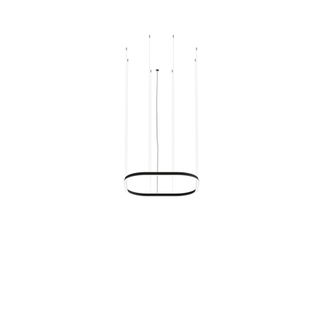 Lámpara de techo colgante LedsC4 Geometric Square Mini 1000x1000mm grande LED QS6Z-00V9AZDU05