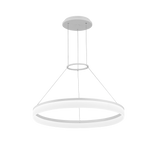 Lámpara de techo colgante LedsC4 Circ Round LED blanco matizado 3000K Ø60cm 00-0641-BW-M3