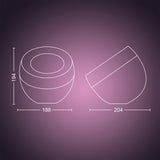 Philips Hue White and Color Ambiance Lámpara de mesa Iris cobre RGBW 8W 871951441158600 570lm - imagen 9