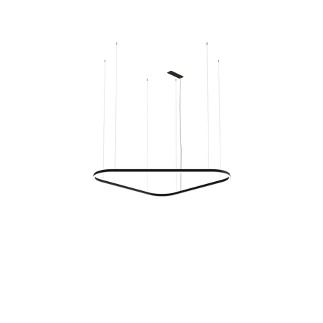 Lámpara de techo colgante LedsC4 Geometric Triangular Recessed grande LED TS5X-00V9AZDU05