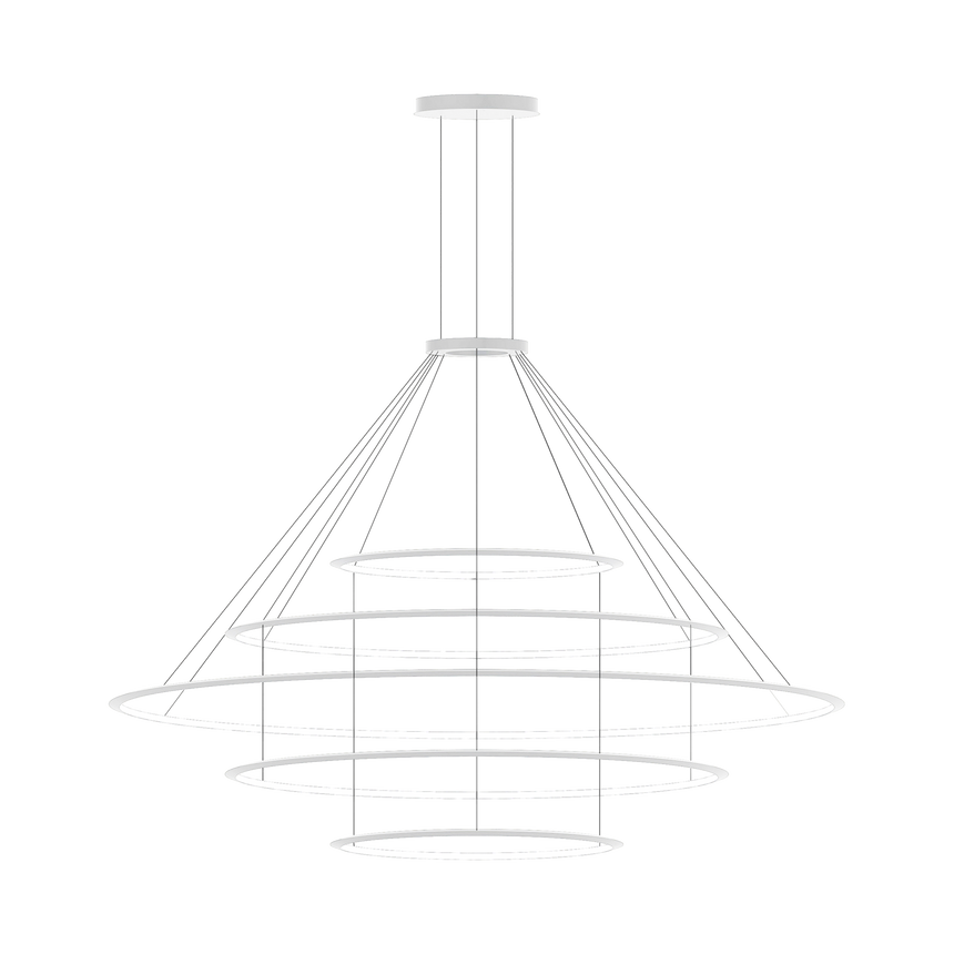 Lámpara de techo colgante LedsC4 Circular Inward 5 Rings ( ) grande LED CD4E-00V9AZDU14