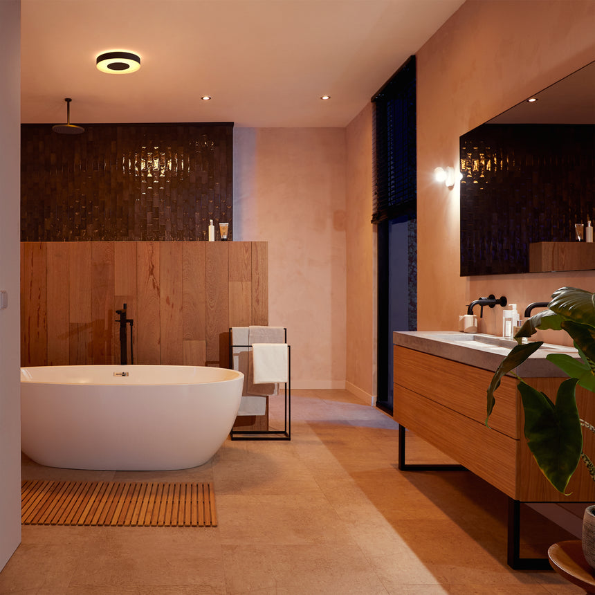 Philips Hue White and Color Ambiance Plafón Xamento negro RGBW 33W IP44 871951445225100 2350lm - imagen 3