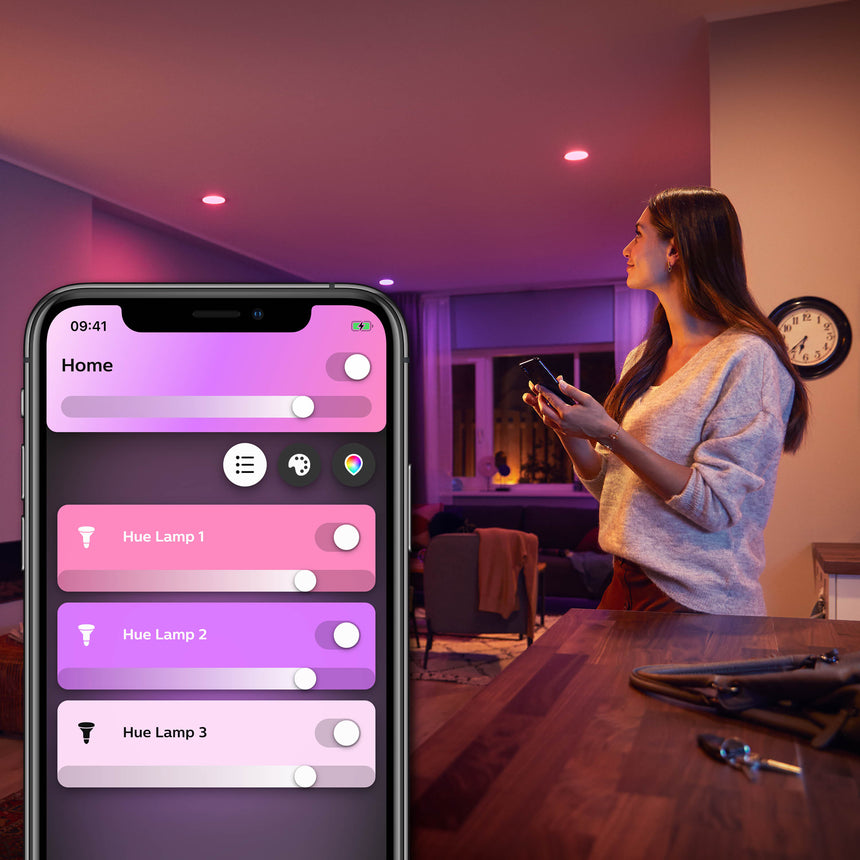 Philips Hue White and Color Ambiance Empotrable centura negro RGBW 6W 350lm 34292700 - imagen 3