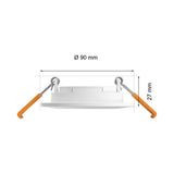 Philips Hue White and Color Ambiance Empotrable slim recessed light blanco RGBW 8,3W IP44 872016926409000 - imagen 10