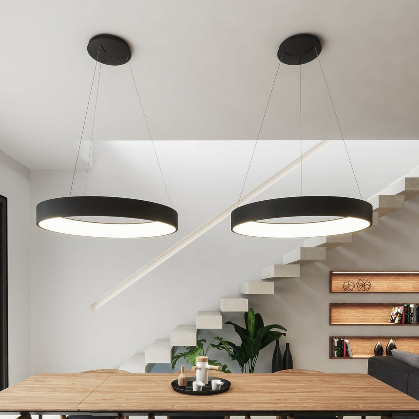 ACB Dilga Pendant Ceiling Light Black LED Slide Switch C3450270N