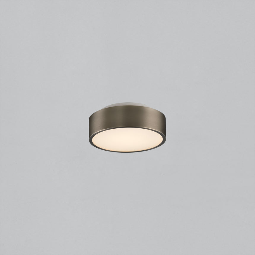 ACB Dins Plafón 395/16 Niquel Mate, LED 10W 1100lm, CRI90 I IP44, LED integrado, Kelvin 2700K-3000K Slide Switch P0395070NM