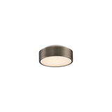 ACB Dins Plafón 395/16 Niquel Mate, LED 10W 1100lm, CRI90 I IP44, LED integrado, Kelvin 2700K-3000K Slide Switch P0395070NM