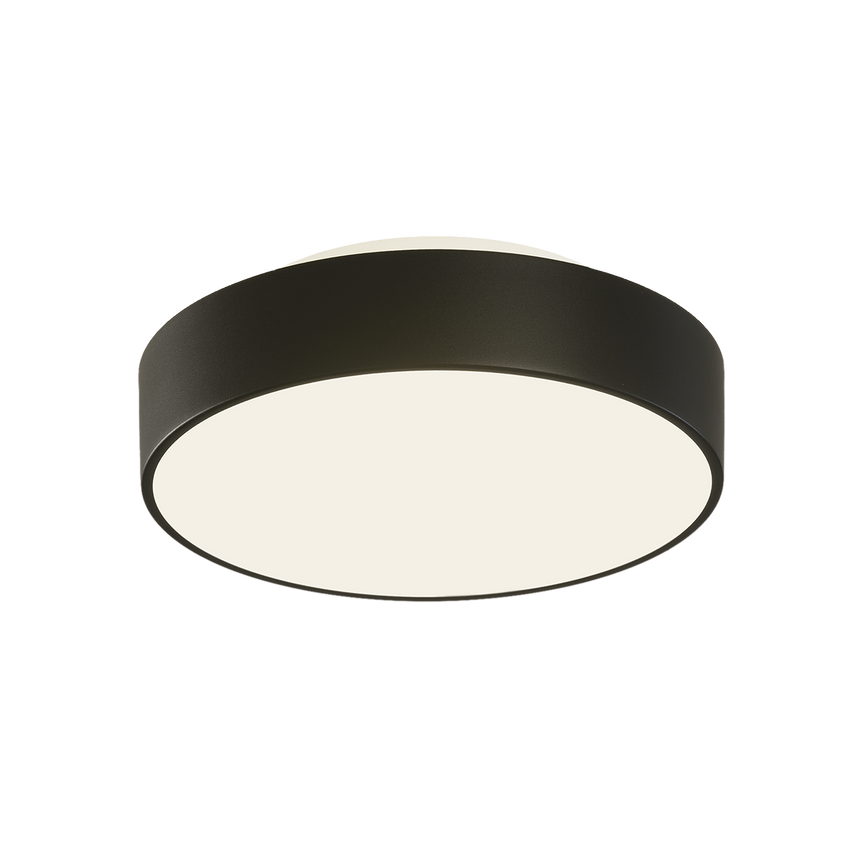 ACB Dins Plafón 395/26 Negro Mate, LED E27 2x15W, I IP44 P03952N