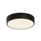 Plafón de techo ACB Dins negro mate liso IP44 Ø32cm regulable P0395272NLDP