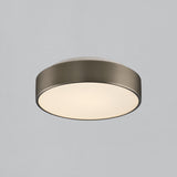 ACB Dins Plafón 395/32 Niquel Mate, LED 24W 2520lm, CRI90 I IP44, LED integrado, Kelvin 2700K-3000K Slide Switch P0395270NM