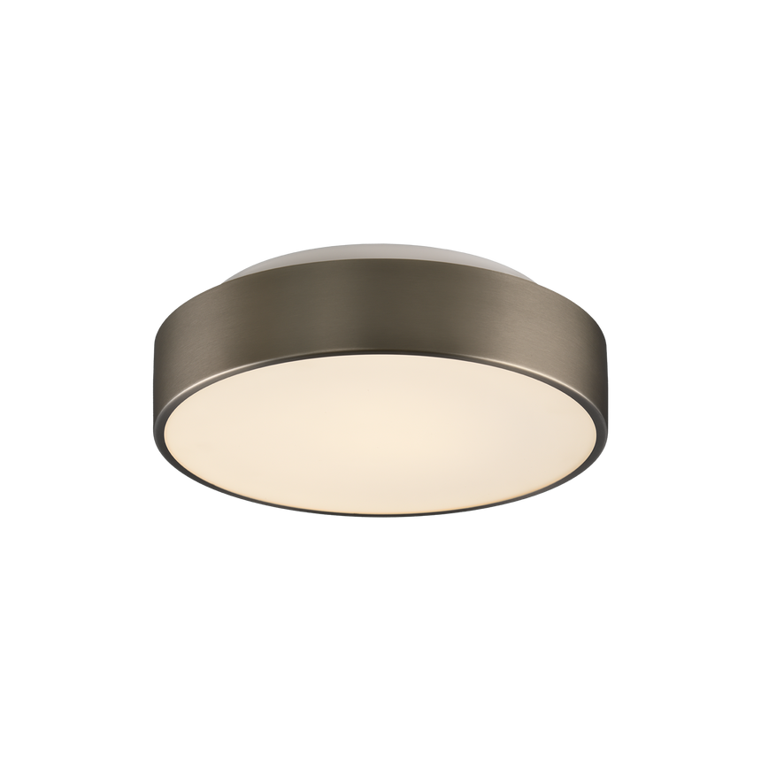 ACB Dins Plafón 395/32 Niquel Mate, LED 24W 2520lm, CRI90 I IP44, LED integrado, Kelvin 2700K-3000K Slide Switch P0395270NM