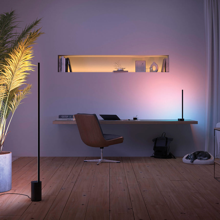 Philips Hue White and Color Ambiance Lámpara de pie signe blanco RGBW 29W 8719514