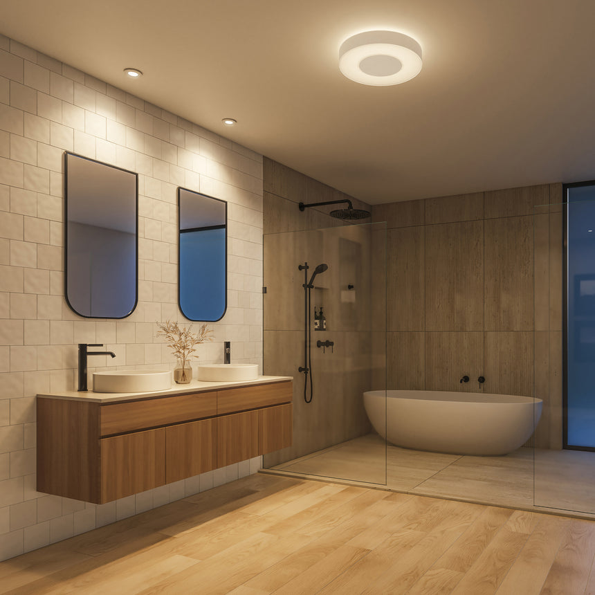 Philips Hue White and Color Ambiance Empotrable Xamento blanco RGBW 4,2W IP44 (3 uds) 8721103072900