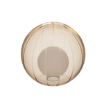 Pantalla tulipa ACB Doris cristal ámbar Ø12cm K0014040AB
