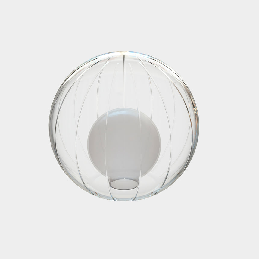 Pantalla tulipa ACB Doris cristal transparente Ø12cm K0014040T