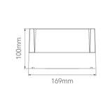 Beneito & Faure BLIS REDONDO Aplique de pared exterior 15W switch CCT 4959