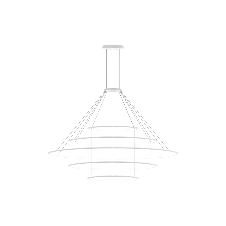 Lámpara de techo colgante LedsC4 Circular Inward 5 Rings ( ) grande LED CD4F-00V9AZDU14