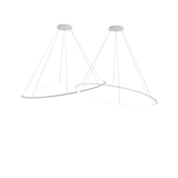 Lámpara de techo colgante LedsC4 Circular Outward 2 Rings Horitzontal grande CF4P-00V9AZDU05