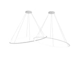 Lámpara de techo colgante LedsC4 Circular Outward 2 Rings Horitzontal grande CF4P-00V9AZOS05