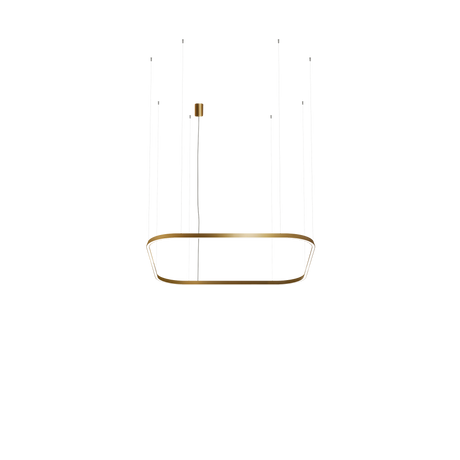 Lámpara de techo colgante LedsC4 Geometric Square Recessed 1600x1600mm grande QS5X-00X9AZRUEF